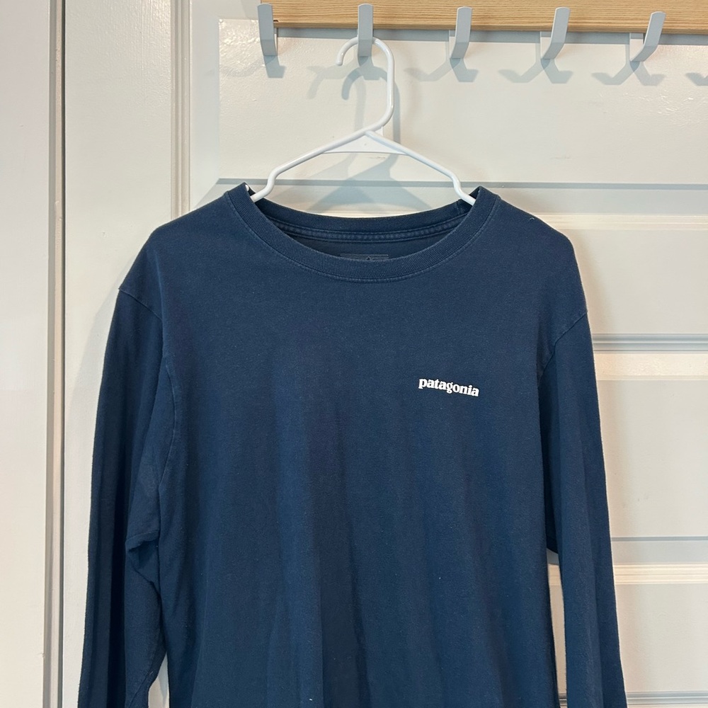 Patagonia Dark Blue Long Sleeve Tee